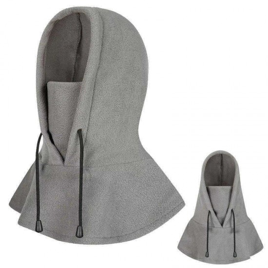 Unisex Winter Multifunction Windbreak Hooded Cloak Riding Hat Face Mask Collar Warmer