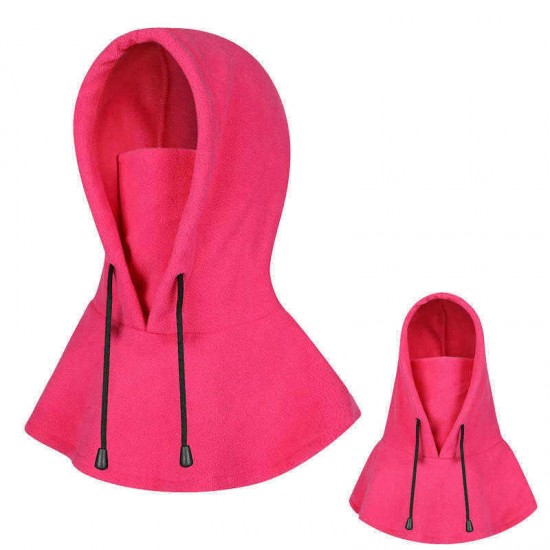 Unisex Winter Multifunction Windbreak Hooded Cloak Riding Hat Face Mask Collar Warmer