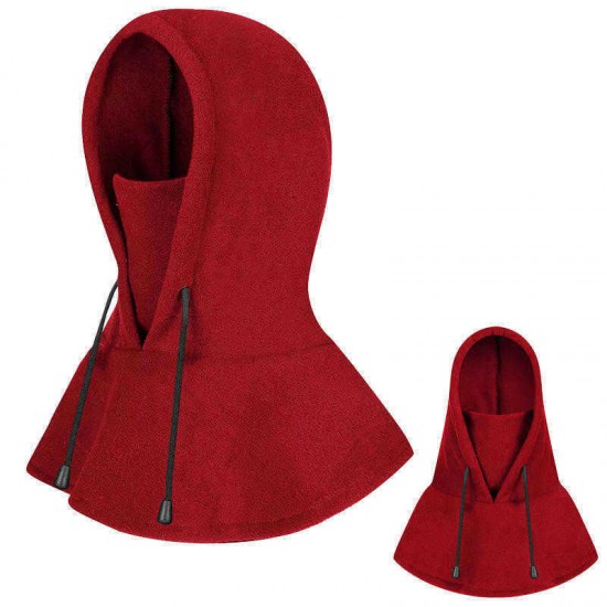 Unisex Winter Multifunction Windbreak Hooded Cloak Riding Hat Face Mask Collar Warmer