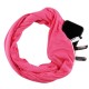 Unisex Winter Multipurpose Vintage Scarf With Zipper Pocket Portable Cotton Soft Infinity Scarf