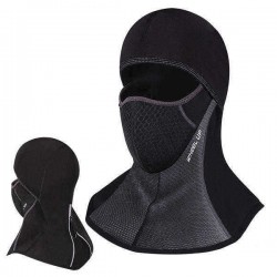 Unisex Winter Outdoor Black Waterproof Full Face Mask Hat Sports Riding Headgear Warmer