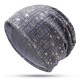 Unisex Winter Outdoor Fashion Pentagram Print Warm Slouchy Knit Beanie Brimless Hats