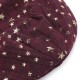 Unisex Winter Outdoor Fashion Pentagram Print Warm Slouchy Knit Beanie Brimless Hats