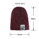 Unisex Winter Outdoor Sports Thicken Woolen Weaving Knitted Beanie Hats