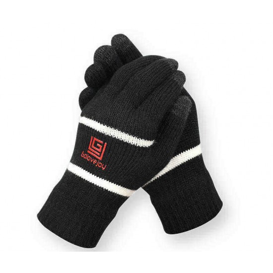 Unisex Winter Touch Screen Outdoor Riding Knit Warm Thickened Gloves