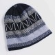 Unisex Winter Warm Vintage Spiral Knitted Hat Street Fashion Beanie Cap