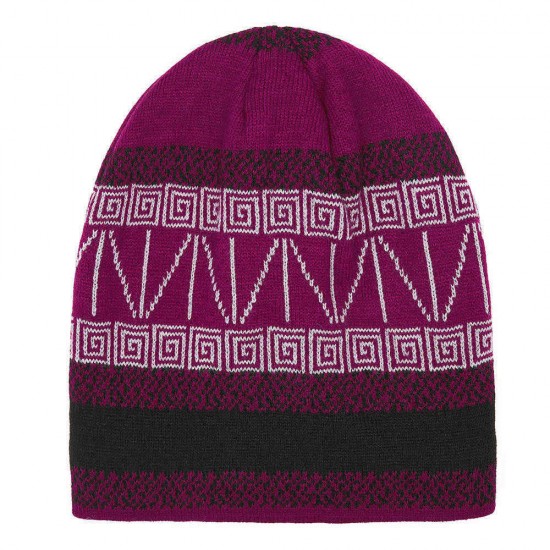 Unisex Winter Warm Vintage Spiral Knitted Hat Street Fashion Beanie Cap