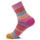 Unisex Women Men Harajuku Style Stripe Cotton Socks Design Multi-Color Mid Calf Hosiery