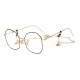 Universal Men Women Ultra-Light Large Frame Optical Glasses with Hanging Chain