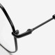 Universal Men Women Ultra-Light Large Frame Optical Glasses with Hanging Chain