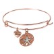 Vintage Heart Star Pendant Bracelet Love Letter Retro Chain Gift for Women