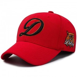 Vintage Letter Embroidered Baseball Cap Outdoor Sport Visor Snapback Hat