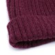 Vintage Men Women Button Knit Hat Winter Thicken Warm Ski Beanie Cap