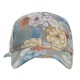 Vintage Men Women Floral Baseball Cap Outdoor Leisure Adjustable Peaked Dad Hat