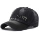 Vintage Men Women Letter Embroidery Baseball Cap Washed Denim Peaked Cap