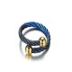 Vintage Multicolor Stainless Steel Bracelet Ring Jewelry Set Creative Gift for Women Vintage Multicolor Stainless Steel Bracelet Ring Jewelry Set Creative Gift for Women