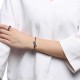 Vintage Multicolor Stainless Steel Bracelet Ring Jewelry Set Creative Gift for Women Vintage Multicolor Stainless Steel Bracelet Ring Jewelry Set Creative Gift for Women