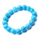 Vintage Natural Blue Bead Bracelets Gemstone Round Beads Water Pattern Bracelet