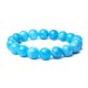 Vintage Natural Blue Bead Bracelets Gemstone Round Beads Water Pattern Bracelet