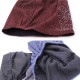 Vintage Polyester Breathable Beanie Cap Women Earmuffs Flexible Turban Cap