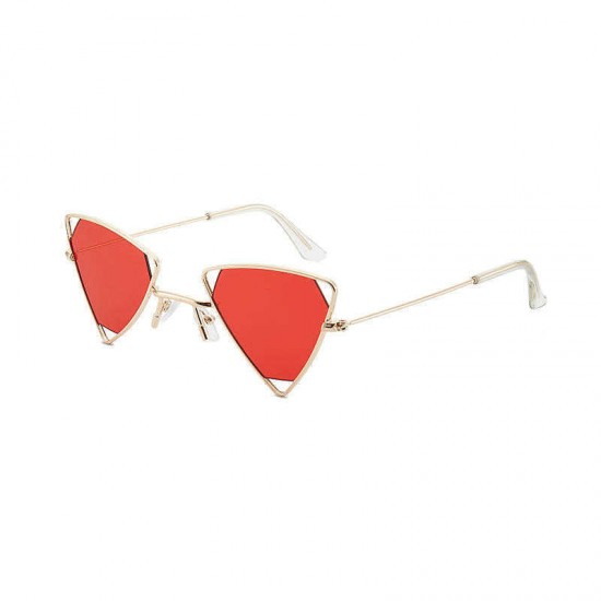 Vintage Punk Triangle Polarized Sunglasses Women Men Metal Frame Sun Glasses Retro Shades Uv400