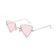 Vintage Punk Triangle Polarized Sunglasses Women Men Metal Frame Sun Glasses Retro Shades Uv400