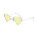 Vintage Punk Triangle Polarized Sunglasses Women Men Metal Frame Sun Glasses Retro Shades Uv400