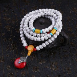 Vintage Resin Xingyue Bodhi Buddha Beads Bangle Prayer Bracelet jewelry for Men Women