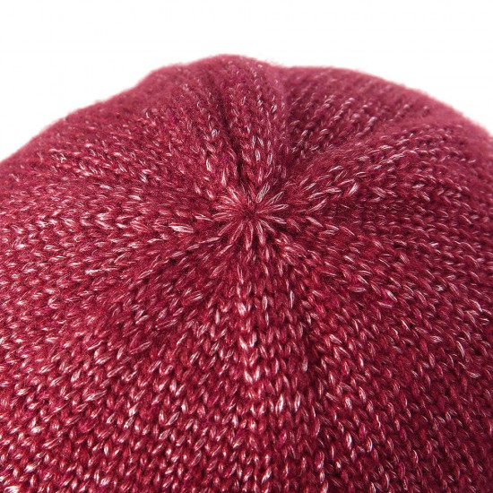 Vintage Winter Thicken Knit Beanie Hat Men Women Earmuffs Ski Flexible Skull Cap