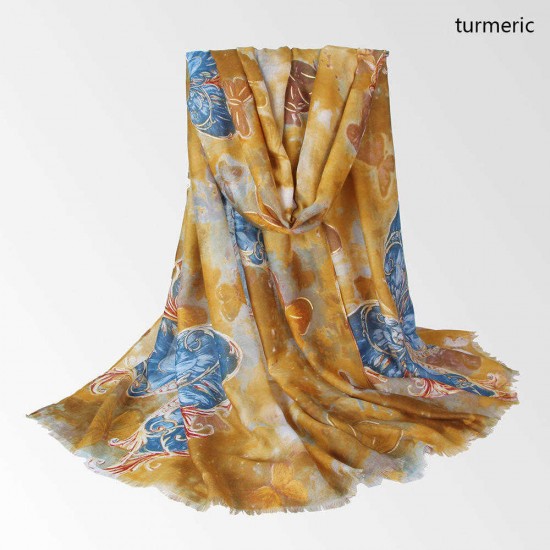 Vintage Women Vintage Lightweight Floral Print Scarf Large Size Flower Shawl Vintage Women Vintage Lightweight Floral Print Scarf Large Size Flower Shawl