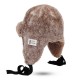 Vintage Women Winter Warm Plush Earmuffs Trapper Hat Outdoor Thicken Ski Trooper Cap