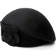 Vintage Women Wool French Painter Beret Hat Outdoor Leisure Top Caps