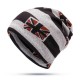 Vintage Womens  Earmuffs Multi-purpose Beanie Cap Scarf Outdoor Double Layers Skullcap