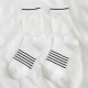 Vogue Lace Cottton Stripe Ankle Socks Leisure Skid Resistant Breathable Deodorization Sock for Women