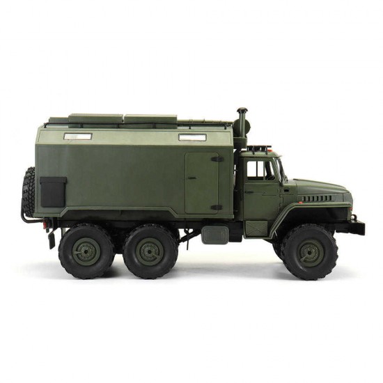 WPL B36 Ural 1/16 2.4G 6WD Rc Car Military Truck Rock Crawler Command Communication Vehicle RTR Toy