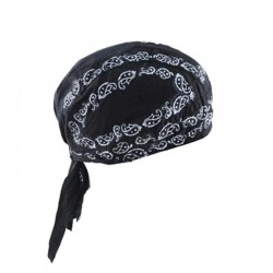 Wicking Embroidered Printting Cycling Headband Outdoor Running Bandana Skull Cap Beanie