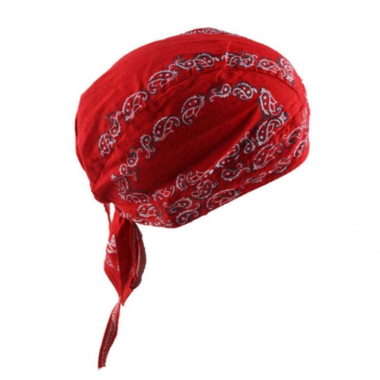 Wicking Embroidered Printting Cycling Headband Outdoor Running Bandana Skull Cap Beanie