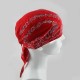 Wicking Embroidered Printting Cycling Headband Outdoor Running Bandana Skull Cap Beanie