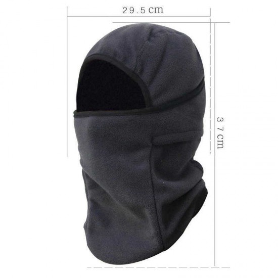 Windproof Multifunctional Fleeces Riding Mask Scarf Outdoor Ski Neck Protector Face Mask Cap