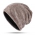 Winter Corduroy Double Layers Beanie Hat Outdoor Earmuffs Thicken Slouchy Ski Skullcap for Men Women