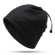 Winter Plush Multi-purpose Cycling Windproof Face Mask Beanie Hat With Neck Cover Double Layers