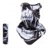 Winter Tactical Print Fleece Breathable Skull Face Mask Funny Cycling Riding Mask Cap Collar