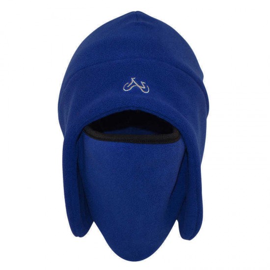 Winter Thicken Cotton Plus Velvet Windproof  Ushanka Trapper Hat Warm Hunting Hat with Flap Mask