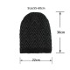 Winter Thicken Plus Velvet Beanie Caps with Scarf Set Warm Double Layers Knitted Hat