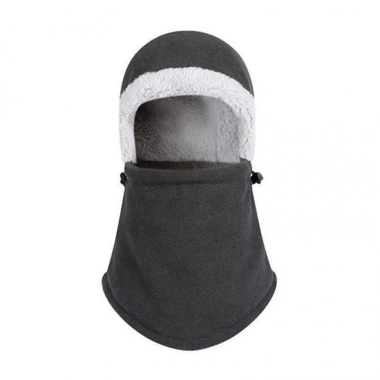 Winter Tough Plus Velvet Headwear Trapper Hat Windproof Ushanka Russian Cap with Flap Chin Mask