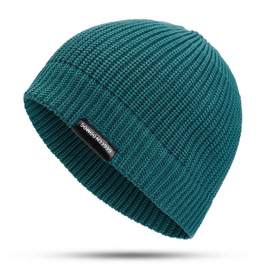 Winter Vintage Men Women Windproof Warm Knit Beanie Cap Outdoor Slouch Skullcap