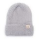 Winter Warm Cashmere Beanie Cap Outdoor Windproof Rolled Cuff Skullcap for Men Women