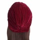 Winter Warm Vintage Flannelette Embroidered Beanie Caps Outdoor Ethnic Turban Hat for Women