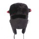 Winter Windproof  Thicken Plus Velvet Trapper Hat with Flap Mask for Men Outdoor Skiing Sport