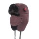 Winter Windproof  Thicken Plus Velvet Trapper Hat with Flap Mask for Men Outdoor Skiing Sport